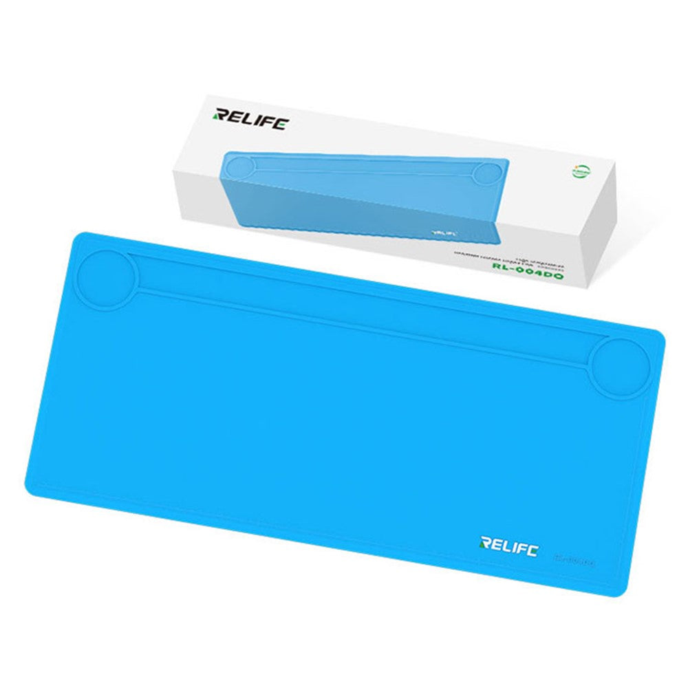RELIFE RL-004DQ 35 inch Silicone Repair Pad High Temperature Resistant for BGA PCB Mobile Phone Soldering Repair Work Mat