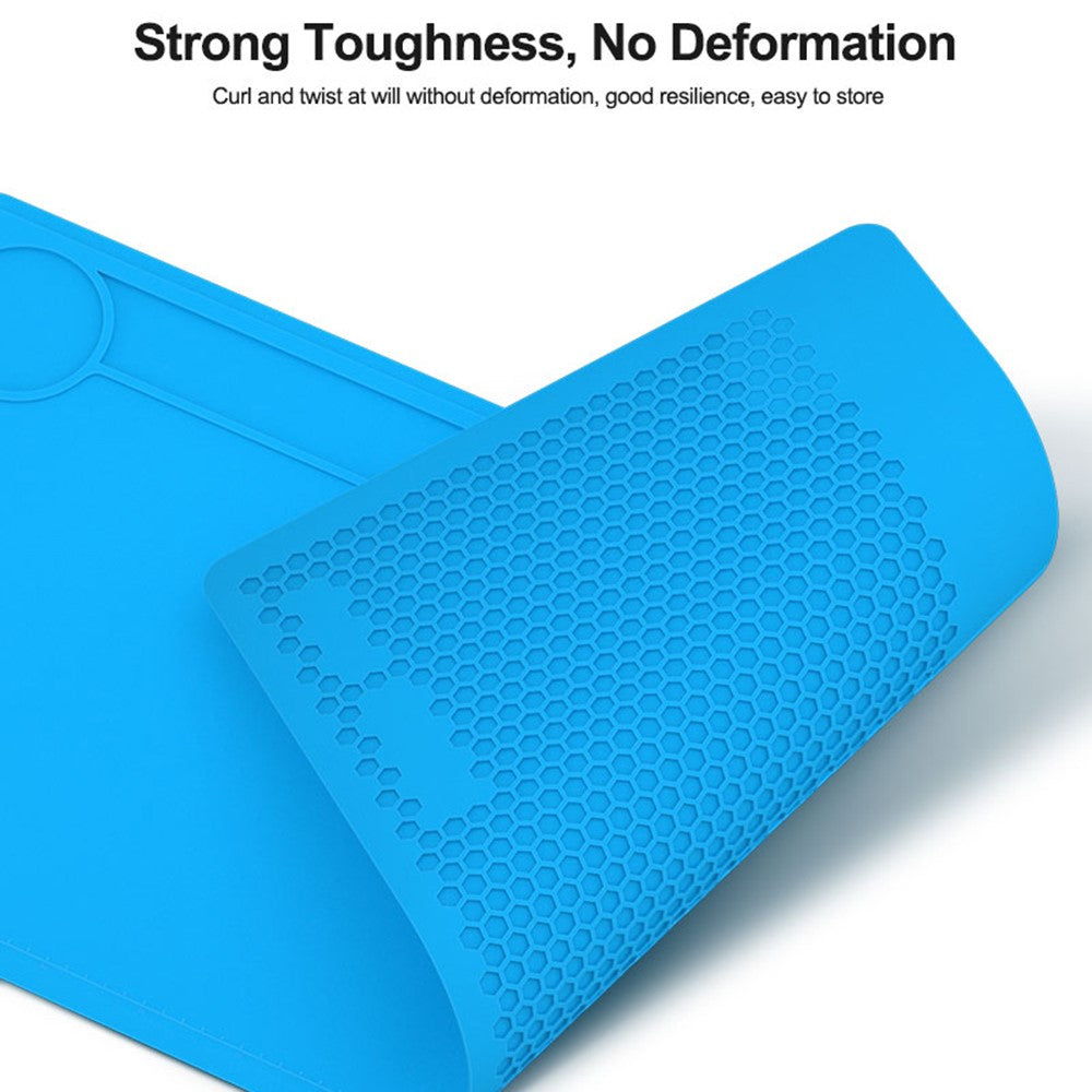 RELIFE RL-004DQ 35 inch Silicone Repair Pad High Temperature Resistant for BGA PCB Mobile Phone Soldering Repair Work Mat