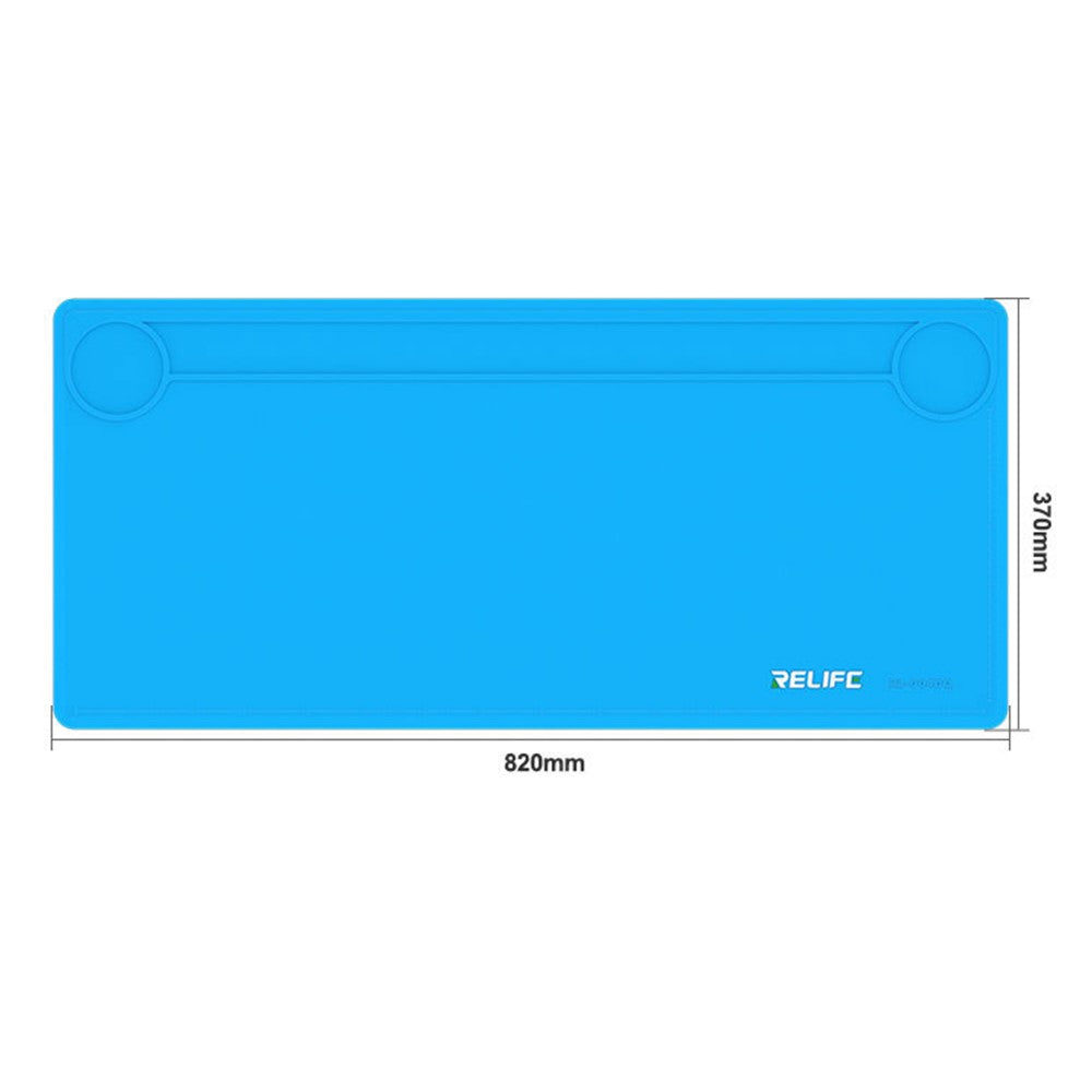 RELIFE RL-004DQ 35 inch Silicone Repair Pad High Temperature Resistant for BGA PCB Mobile Phone Soldering Repair Work Mat
