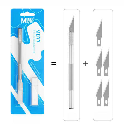 MAANT M077 6-in-1 Phone Repair Tool Kit Back Cover Removal / Scraper / Craft Knife for Mobile Device Maintenance