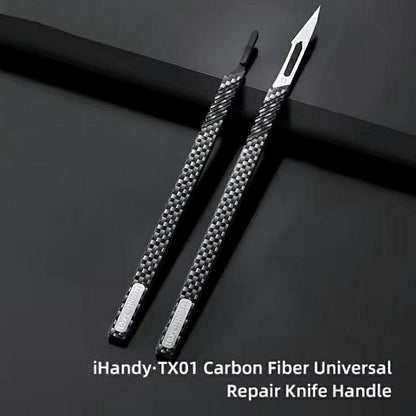 QIANLI TX01 For Electronics Ergonomic Design Carbon Fiber Non Magnetic Anti Static Universal Repair Knife Handle