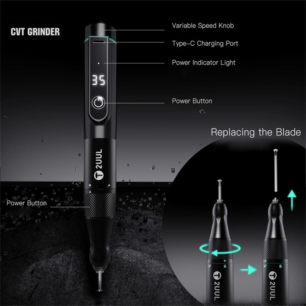 2UUL DA84 CVT Phone Repair Grinding Pen Engraving Tool for Metal / Glass / Ceramic / Plastic / Wood
