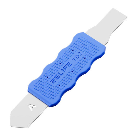RELIFE TD2 Multifunctional Disassembly Tool for Phone Repair Precision Forged Bendable Steel with Non Slip Silicone Cover