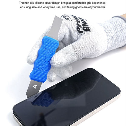 RELIFE TD2 Multifunctional Disassembly Tool for Phone Repair Precision Forged Bendable Steel with Non Slip Silicone Cover