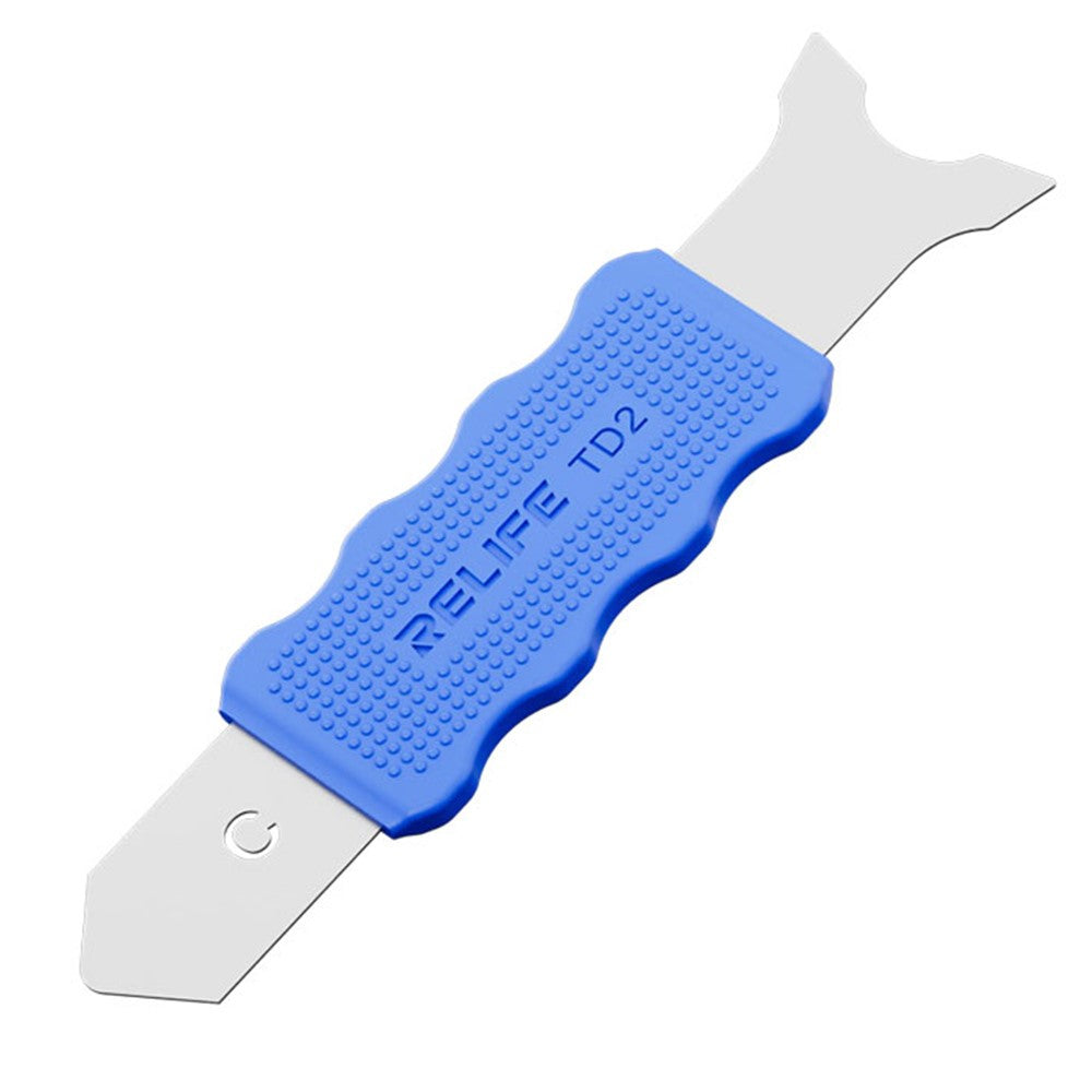 RELIFE TD2 Multifunctional Disassembly Tool for Phone Repair Precision Forged Bendable Steel with Non Slip Silicone Cover