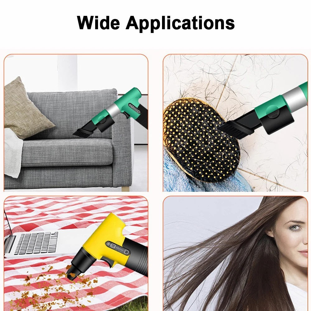 Handheld Blower Vacuum Cleaner Cordless Rechargeable 3-Speed Adjustable for Home / Car / Office