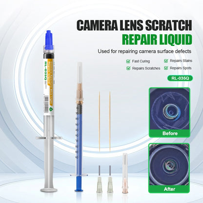 RELIFE RL-035Q Camera Lens Scratch Repair Liquid for Glass Surface Defects  /  Efficient Repair  /  Fast Curing