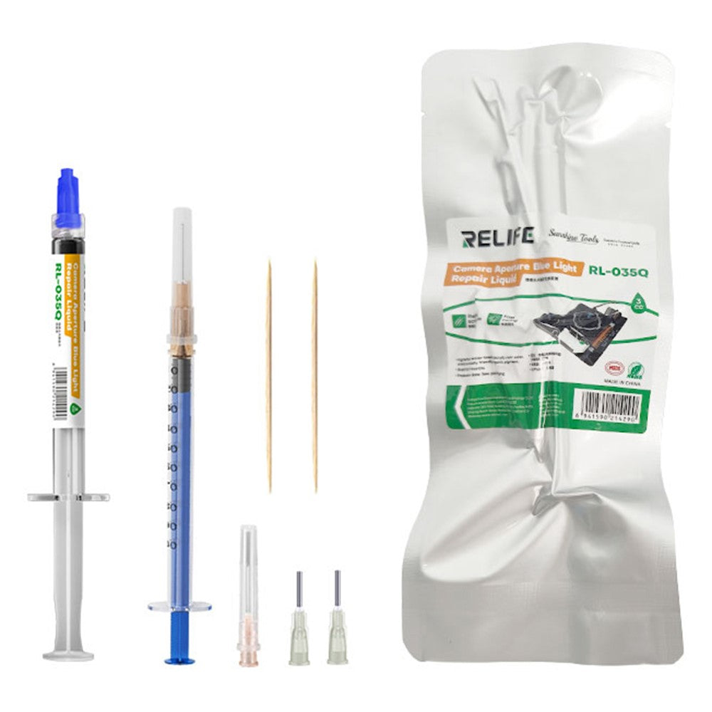 RELIFE RL-035Q Camera Lens Scratch Repair Liquid for Glass Surface Defects  /  Efficient Repair  /  Fast Curing
