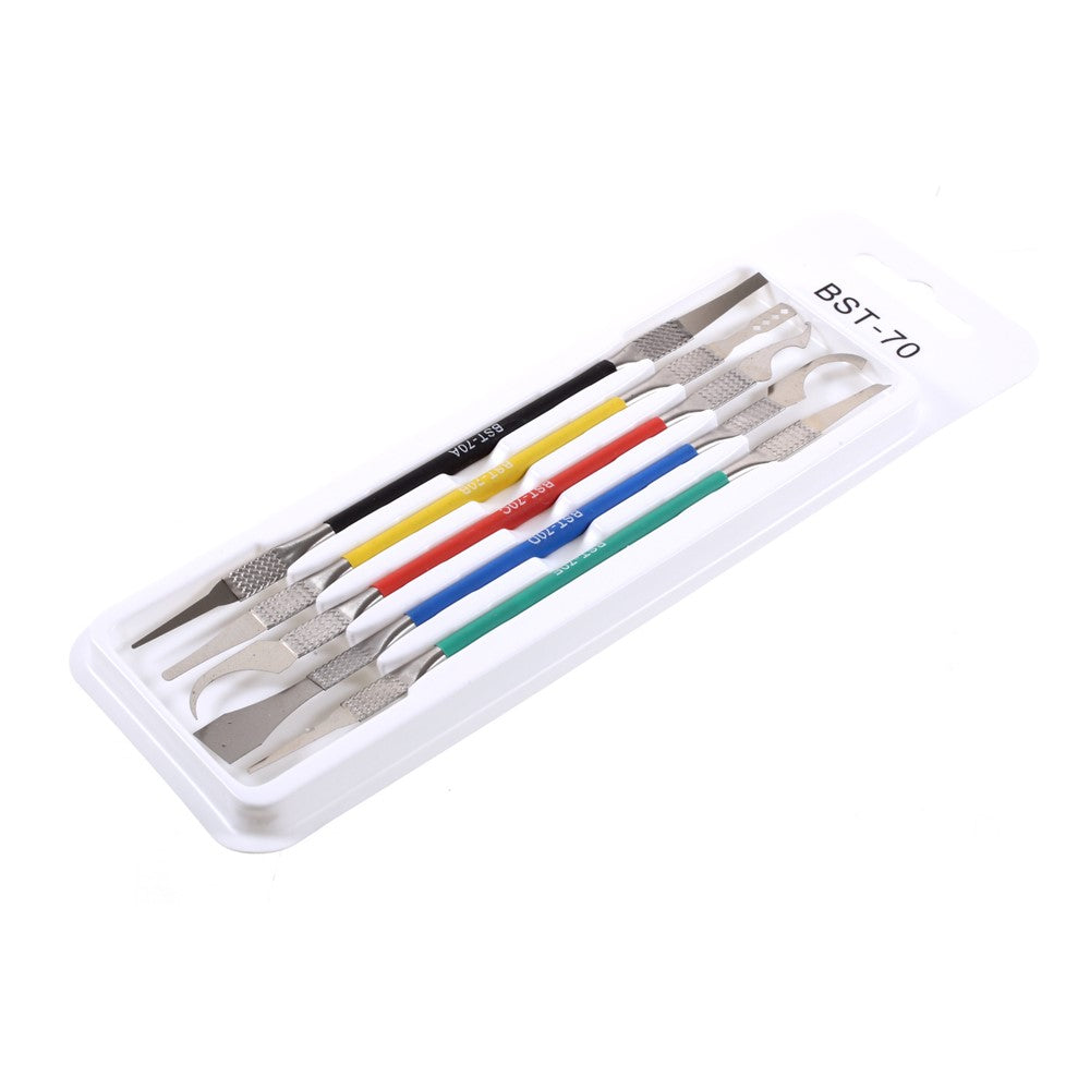 BEST BST-70 5-in-1 CPU Pry Knife Kit Mobile Phone Motherboard BGA Chip Remove Repair Tool