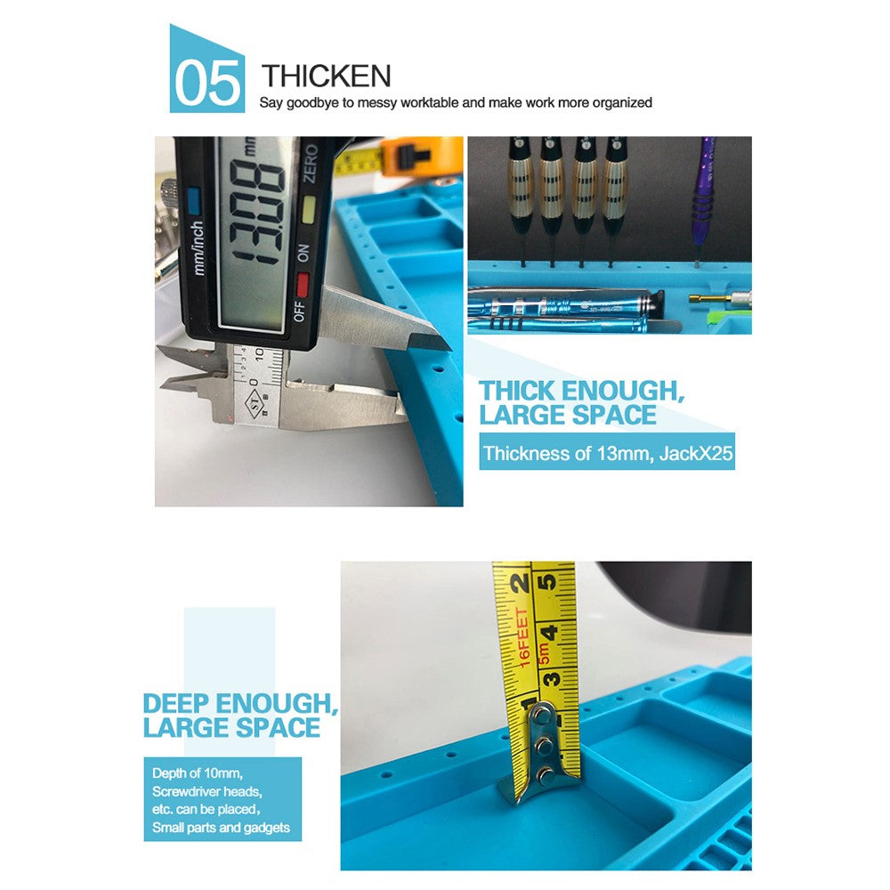 SUNSHINE SS-004E Multi-Functional Repair Station Insulation Silicone Pad Maintenance Platform with Magnetic