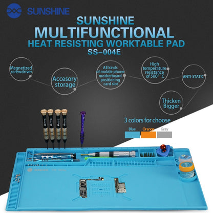 SUNSHINE SS-004E Multi-Functional Repair Station Insulation Silicone Pad Maintenance Platform with Magnetic