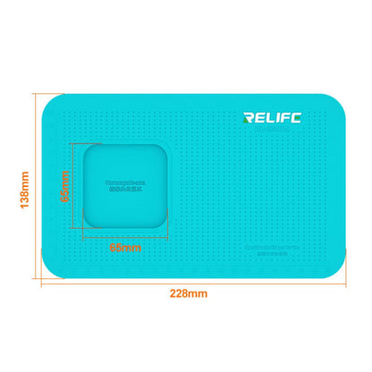 RELIFE RL-004DM Anti-Slip Pad for Phone Film Application Silicone Mat with Camera Cut Out