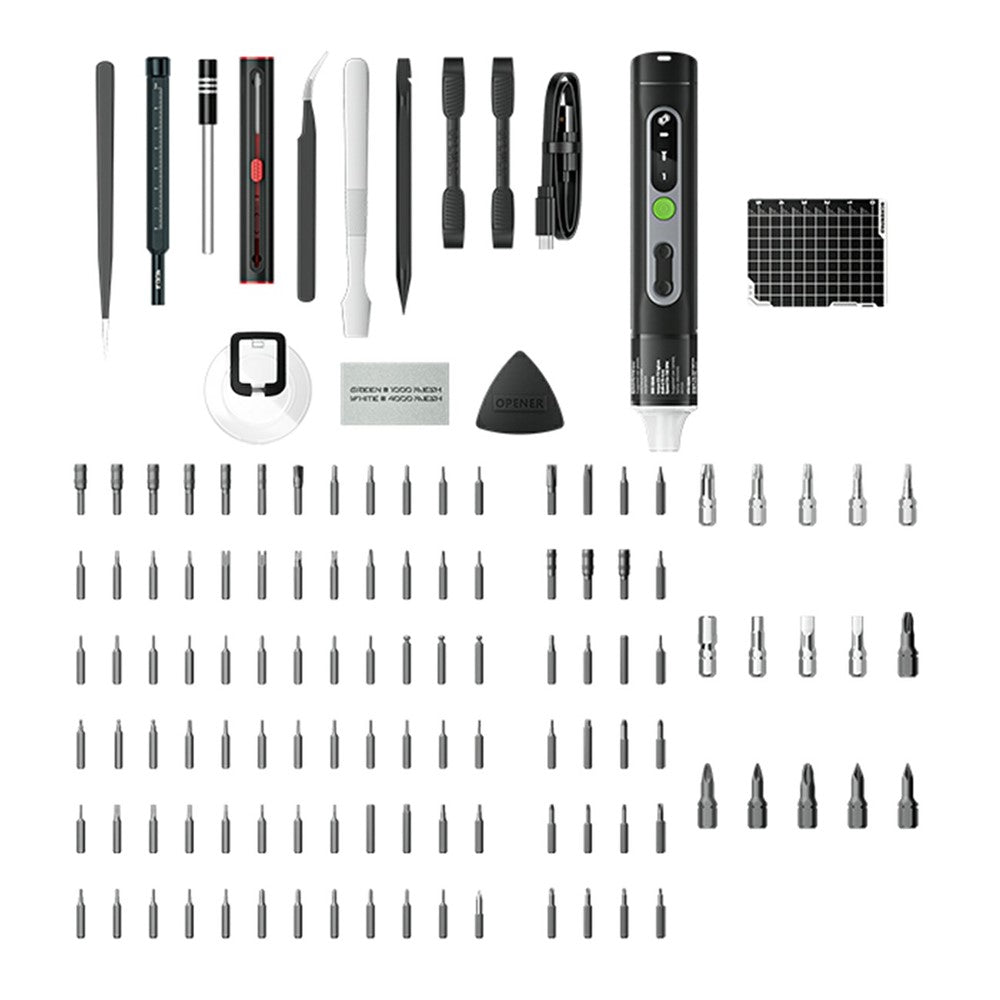 JAKEMY JM-8198 135 in 1 Multi-Function Repair Tool Kit Set Electric Screwdriver with 117Pcs Bits