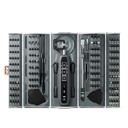 JAKEMY JM-8193 180 in 1 Mini Electric Screwdriver Toolkit Magnetic Bits Household Phone PC Repair Hand Tools