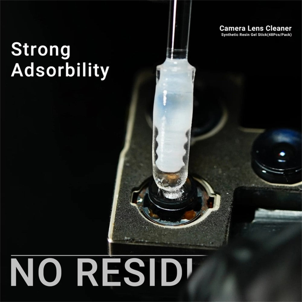 2UUL CL21 48Pcs Camera Lens Cleaner Synthetic Resin Gel Stick for Dust Removing