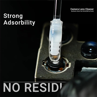 2UUL CL21 48Pcs Camera Lens Cleaner Synthetic Resin Gel Stick for Dust Removing