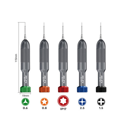 RELIFE RL-717 Rocket-Head Screwdriver For Android iPhone IP17 Series Precision Repair Tool Magnetic Bit Holder