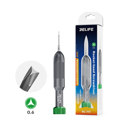 RELIFE RL-717 Rocket-Head Screwdriver For Android iPhone IP17 Series Precision Repair Tool Magnetic Bit Holder