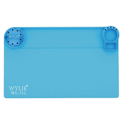 WYLIE WL-711 Heat Insulation Silicone Work Mat 450 x 280mm for Phone Screen Motherboard Repair Tools