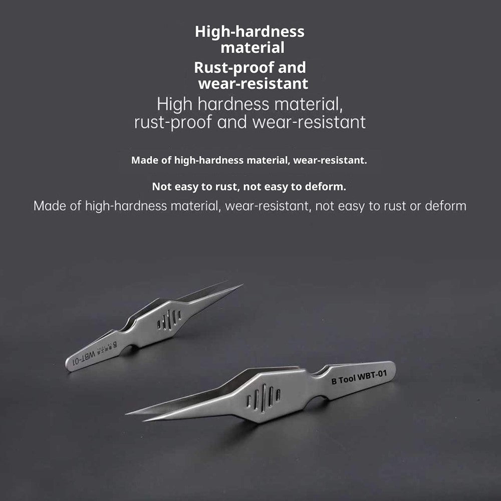 LB TOOL WBT-01 Wide Body Tweezers for Electronics Repair DIY Crafts