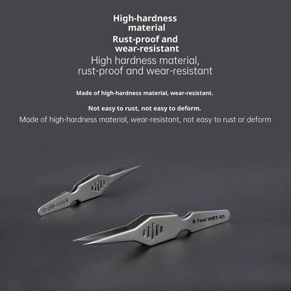 LB TOOL WBT-01 Wide Body Tweezers for Electronics Repair DIY Crafts