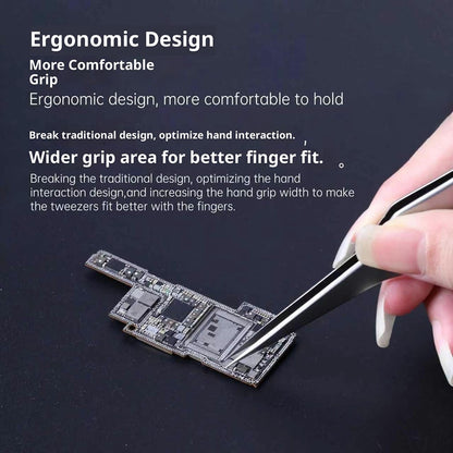LB TOOL WBT-01 Wide Body Tweezers for Electronics Repair DIY Crafts