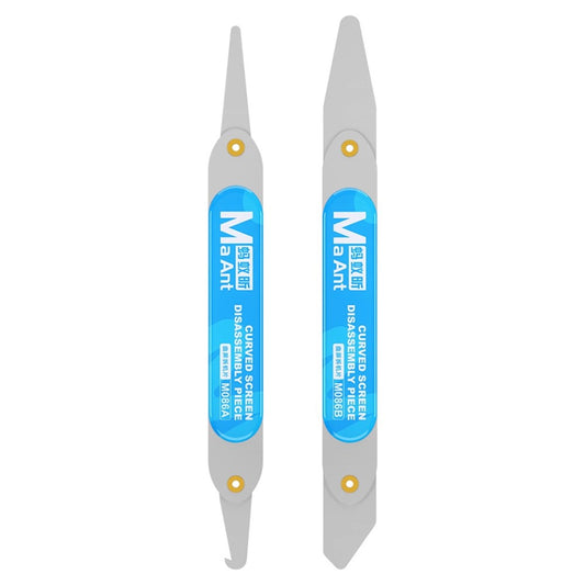 MAANT M086AB 2PCS Curved Screen Disassembly Knife for Phone Repair Screen Bezel Bracket