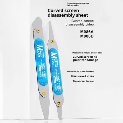 MAANT M086AB 2PCS Curved Screen Disassembly Knife for Phone Repair Screen Bezel Bracket
