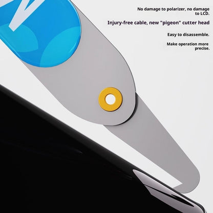 MAANT M086AB 2PCS Curved Screen Disassembly Knife for Phone Repair Screen Bezel Bracket