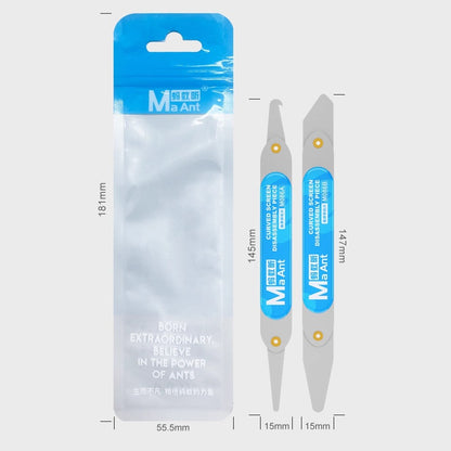 MAANT M086AB 2PCS Curved Screen Disassembly Knife for Phone Repair Screen Bezel Bracket