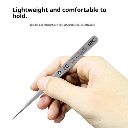 I2C 3D Super Alloy Tweezers for Mobile Phone Repair High Precision Jumper Wire Tweezers