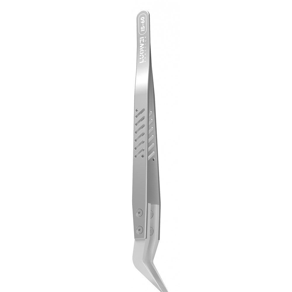 LUOWEI Hard Insulated Ceramic Tweezers for Circuit Board Repair