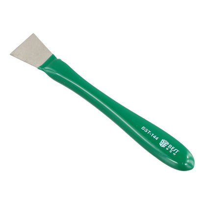 BEST BST-144 Non-Magnetic Metal Scraper with Rubber Handle for Adhesive Removal Tin Scraping Prying Tool