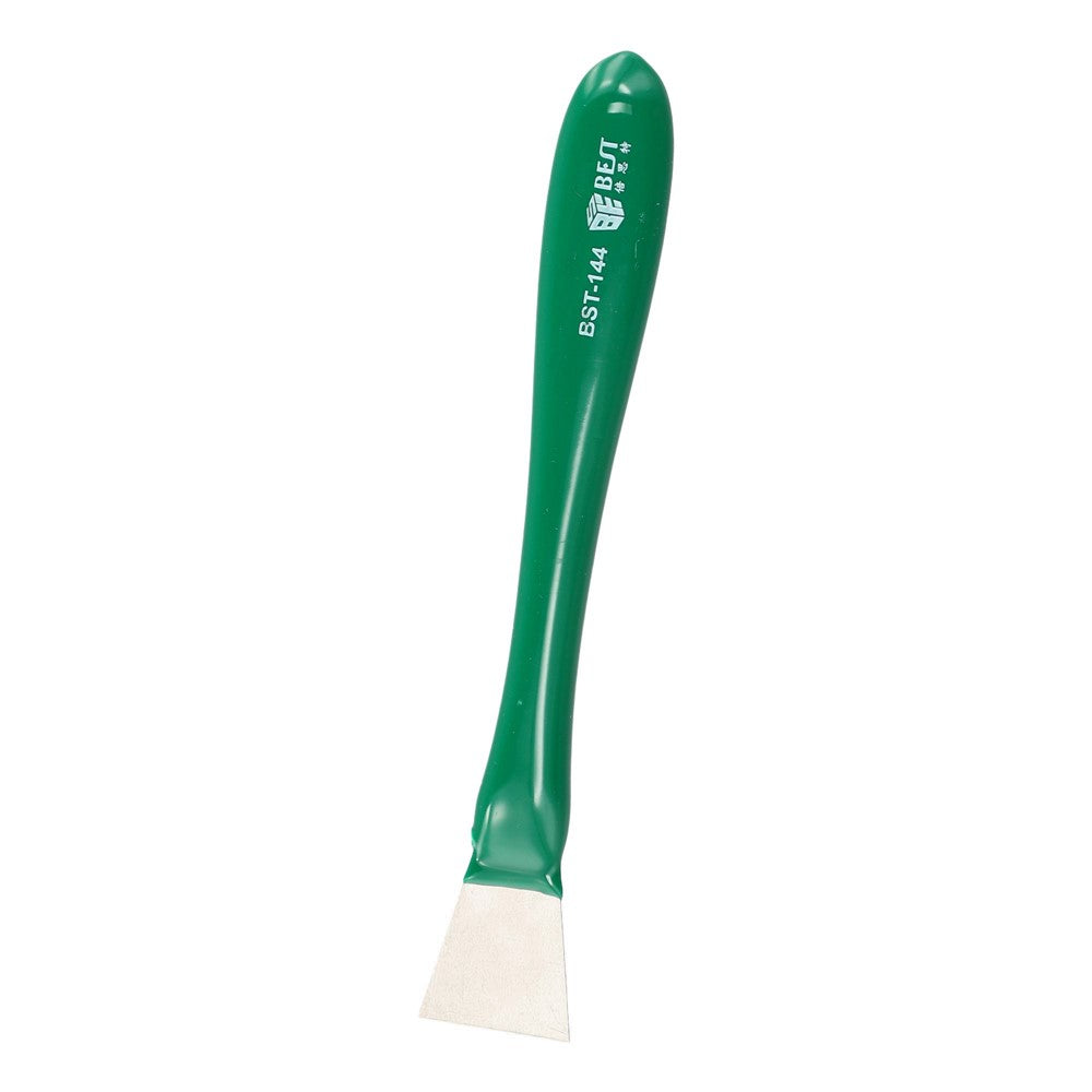 BEST BST-144 Non-Magnetic Metal Scraper with Rubber Handle for Adhesive Removal Tin Scraping Prying Tool