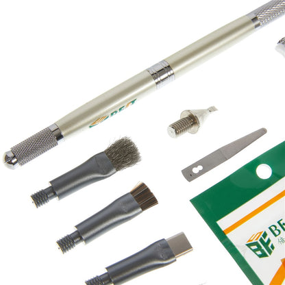 BEST-85 Multifunctional Phone Repair Tool Kit Craft Pen Carving Knife Set for PCB Repair Chip Cleaning
