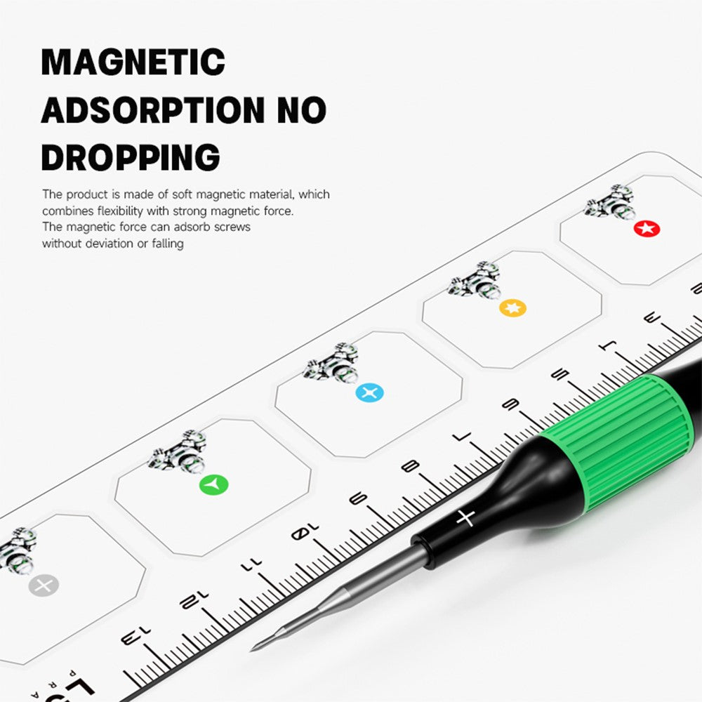 LUOWEI LW-333 Double-Sided Magnetic Screw Organizer Mat For Small Parts Storage