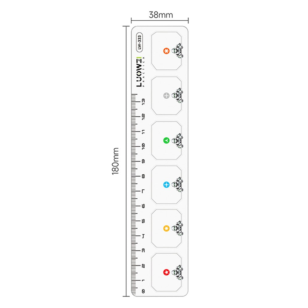 LUOWEI LW-333 Double-Sided Magnetic Screw Organizer Mat For Small Parts Storage