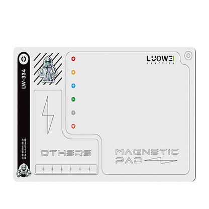 LUOWEI LW-334 Magnetic Screwdriver Mat Double Sided Screw Organizer Tool Sorting Pad Waterproof