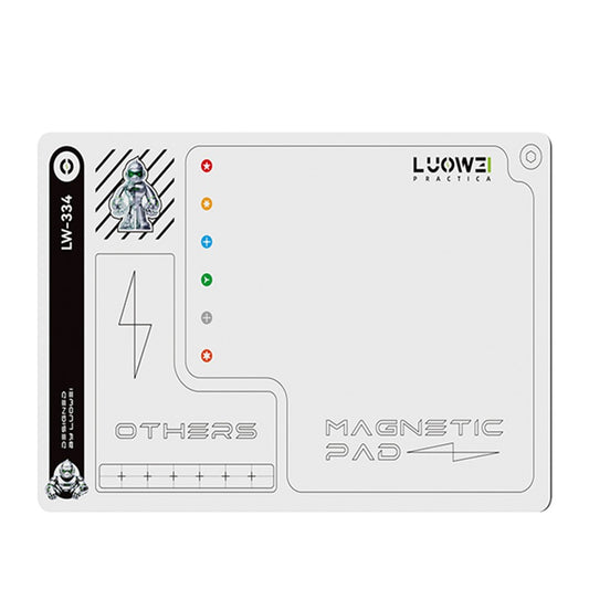 LUOWEI LW-334 Magnetic Screwdriver Mat Double Sided Screw Organizer Tool Sorting Pad Waterproof