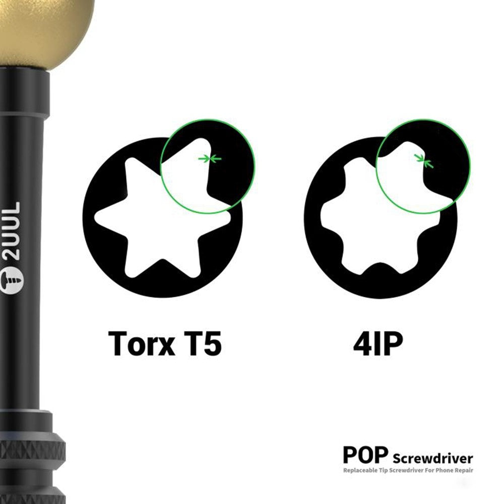 2UUL SD87 For iPhone 17 Series Screwdriver Interchangeable Tip Magnetic Precision Screwdriver