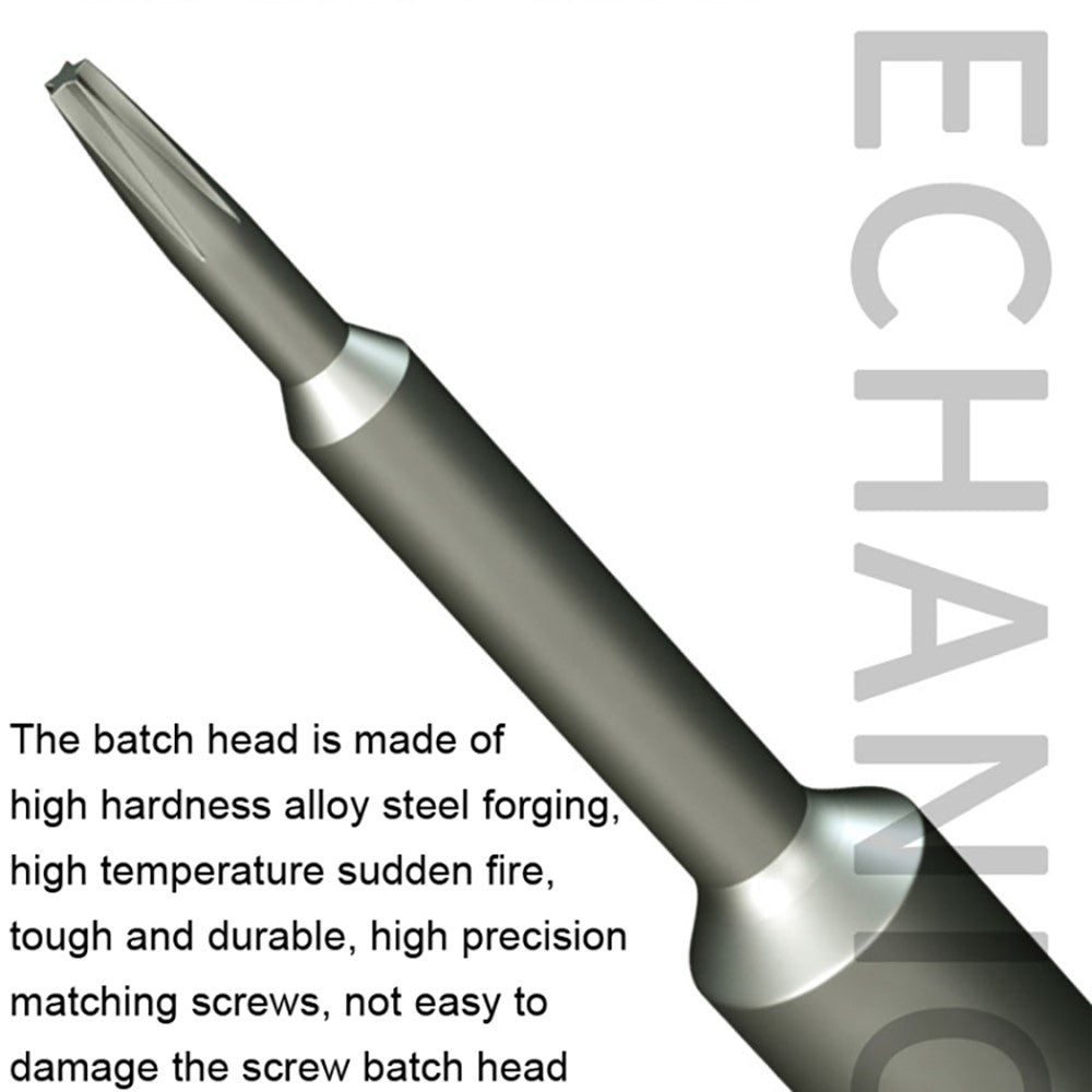 MECHANIC Mini Screwdriver for Watch / Glasses / Phone Repair Precision Tool with Magnetic Tips, Rotating Bearing