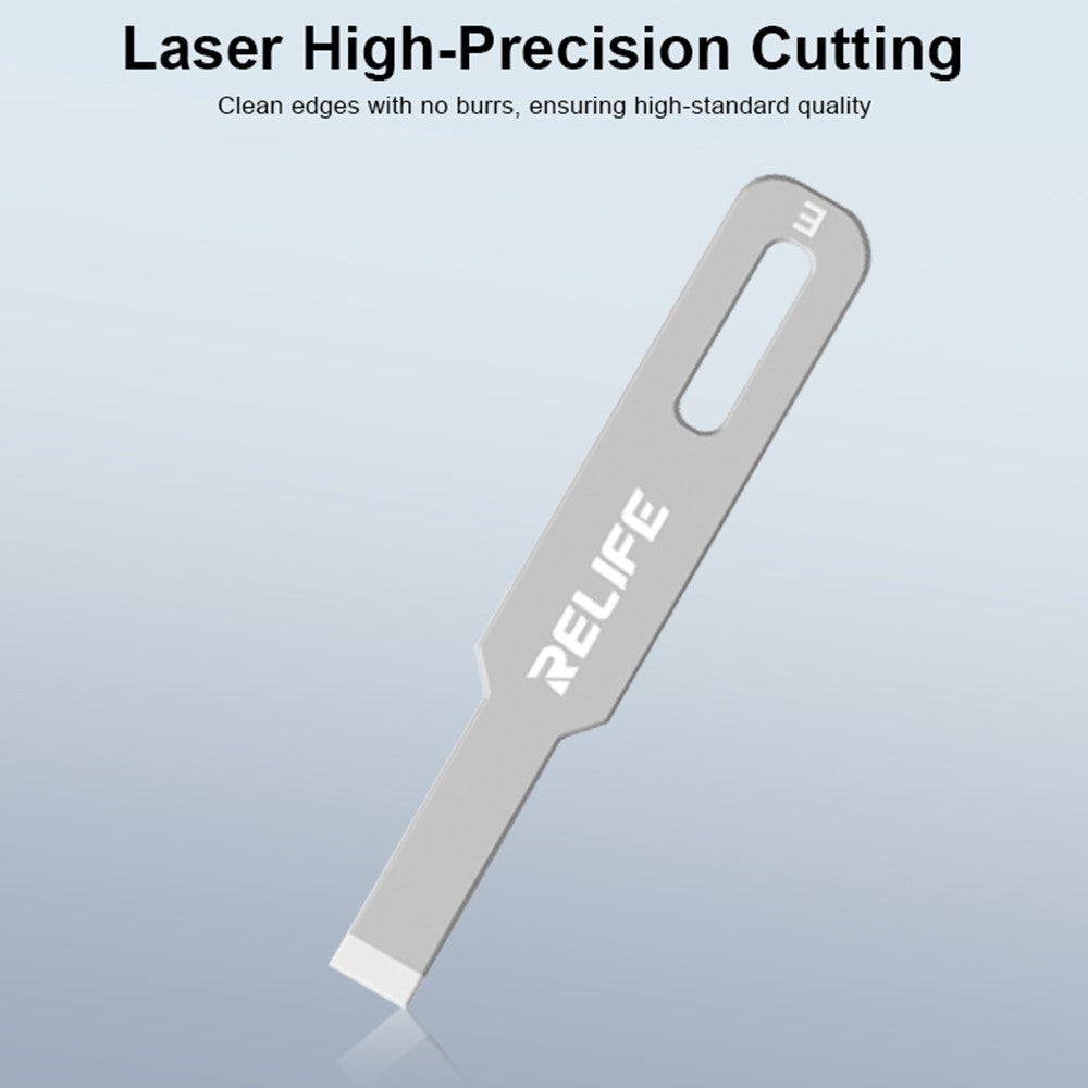 RELIFE TK5 8 in 1 Blade Set Multifunctional Tool for Mobile Motherboard IC / CPU Repair Glue Removal and Precision Prying