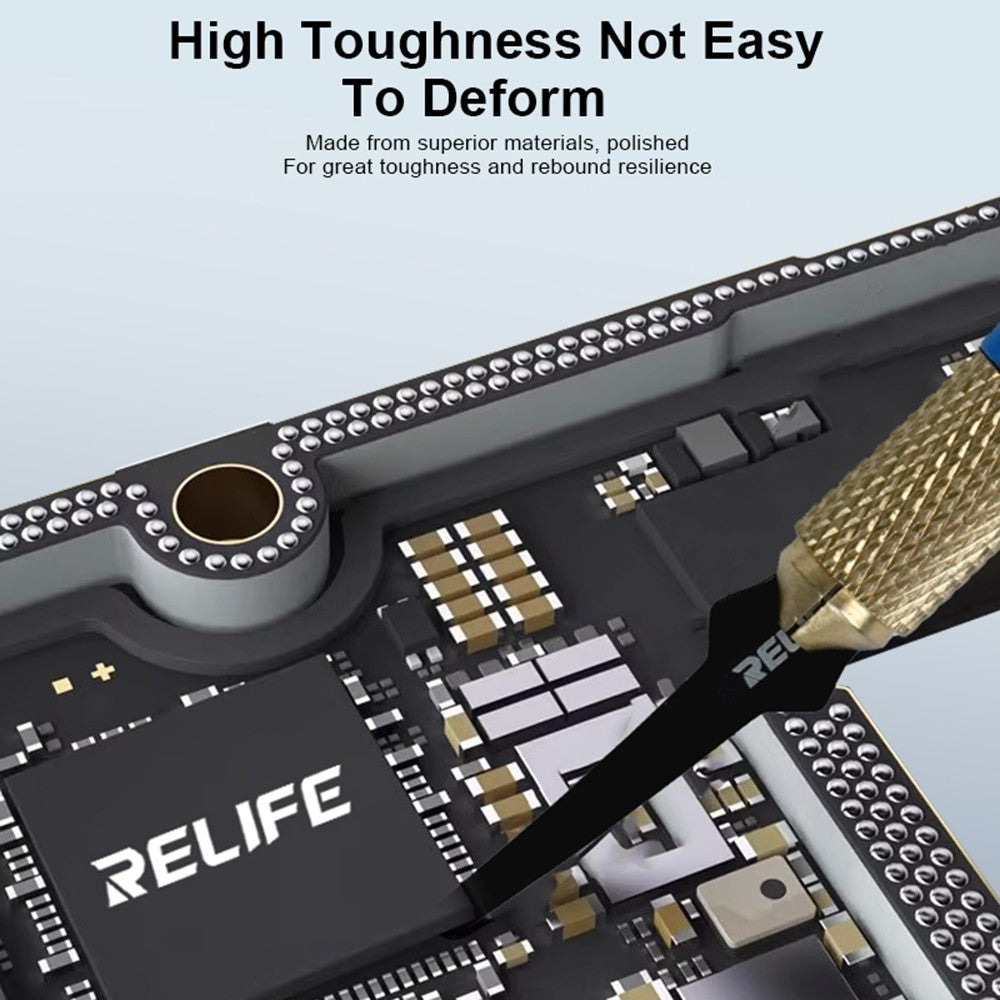 RELIFE TK5 8 in 1 Blade Set Multifunctional Tool for Mobile Motherboard IC / CPU Repair Glue Removal and Precision Prying