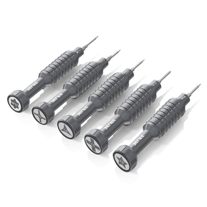 RELIFE RL-730A 5 in 1 Steel Cannon King Classic Series Aluminum Alloy Screwdriver Set with Magnetic Tip