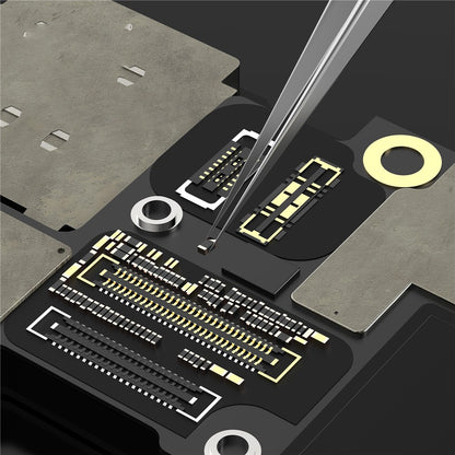 RF4 RF-TZ06 High-Precision Pointed Tweezers Wide-Body Hardened Non-Slip Tweezers with R-Shaped Hollow