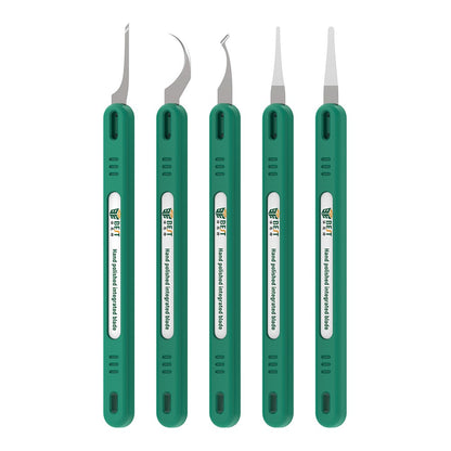 BEST BST-145 5Pcs Multi-Functional Hand-Polished Blade Set Heat-Resistant Integrated Remover Knife Repair Tool Kit