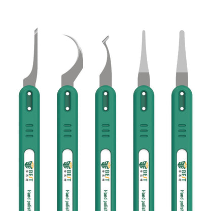 BEST BST-145 5Pcs Multi-Functional Hand-Polished Blade Set Heat-Resistant Integrated Remover Knife Repair Tool Kit