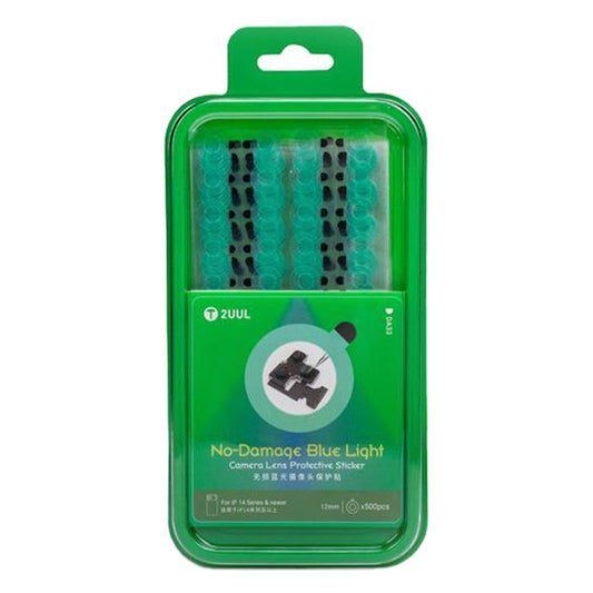 2UUL DA33 500Pcs / Box No-Damage Blue Light Film Camera Lens Protective Sticker