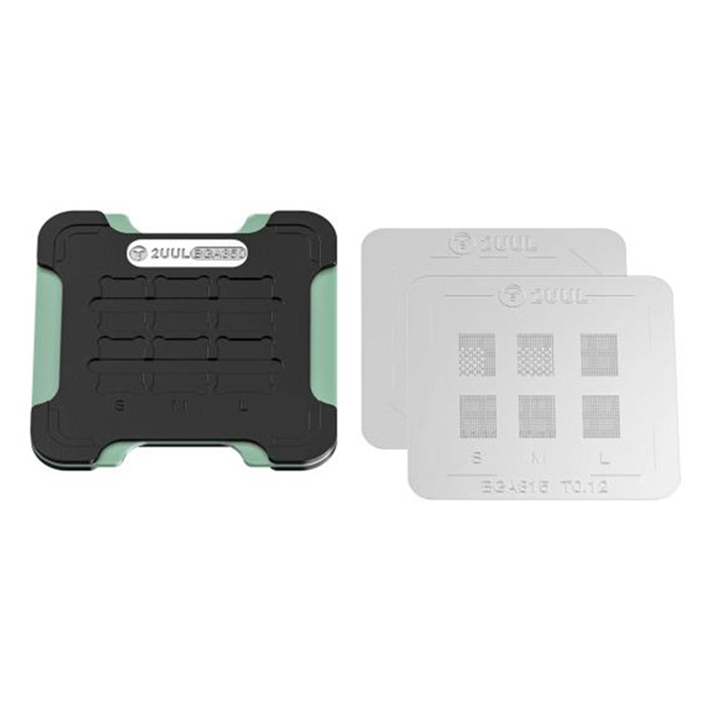 2UUL BH16 NAND Reballing Station Magnetic Double-Sided Soldering Platform Kit for Smartphone / Tablet Repair