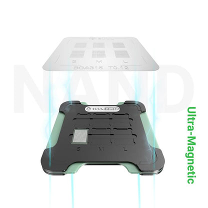 2UUL BH16 NAND Reballing Station Magnetic Double-Sided Soldering Platform Kit for Smartphone / Tablet Repair